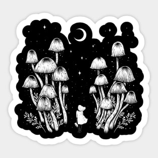 Fungi Forest Sticker